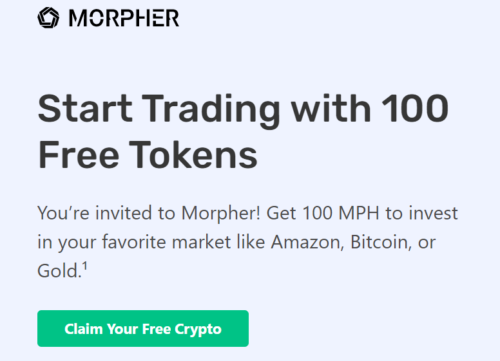 Бонус от биржи криптовалют Morpher - регистрируйтесь и торгуйте без комиссий